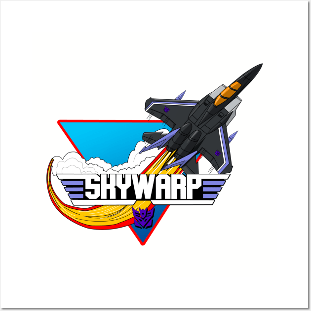 Skywarp Retro Jet Wall Art by Rodimus Primal